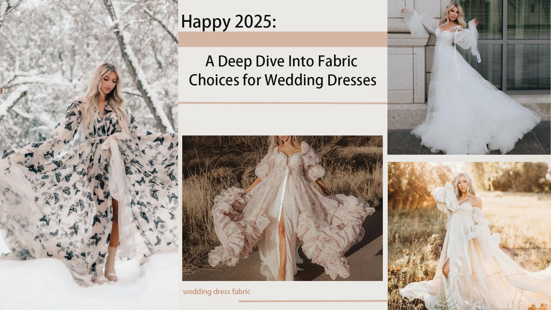 Top Fabric Trends for 2025 Wedding Dresses  yewendress