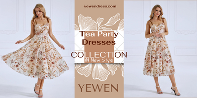 The Charm of Tea Length Party Dresses: A Blend of Elegance and Comfort | Flair Afternoon Tea Dresses Tea Length Party Dress YW231068