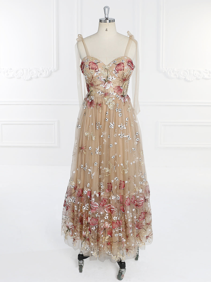 Embroidery Tulle Tea Party Dresses for Woman Short Prom Dress YW231062 yewendress Embroidery Tulle Tea Party Dresses for Woman Short Prom Dress YW231062 yewendress