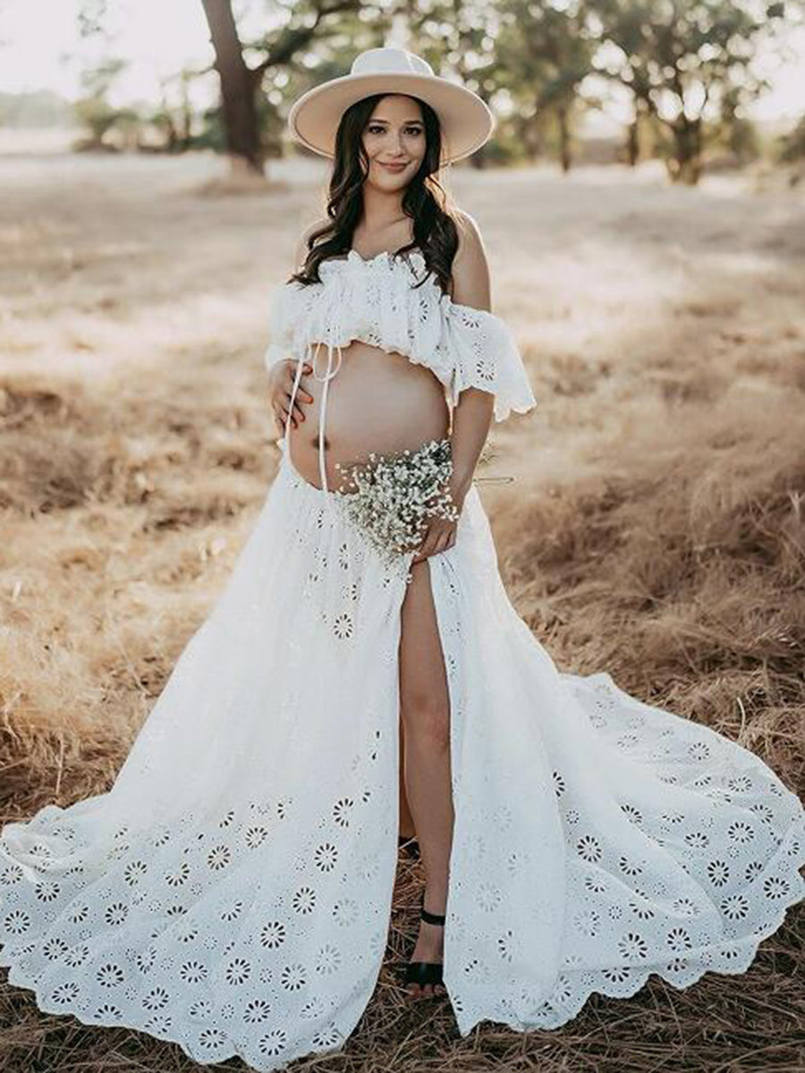 Boho Maternity Dress for Photo Shoot Boho Maxi Dress Beach Wedding