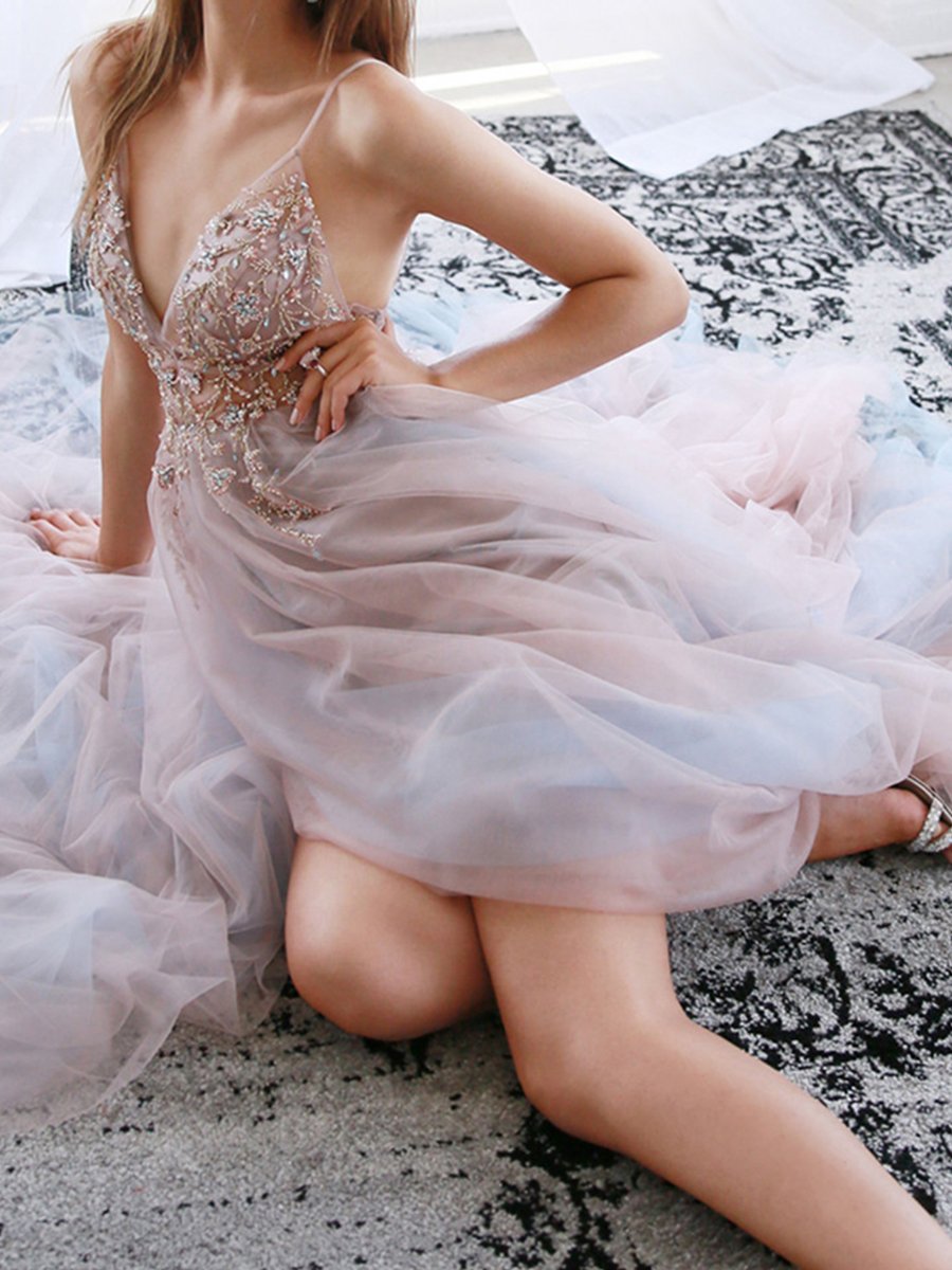 exclusive after party tulle maxi dress Bella and Bloom Boutique