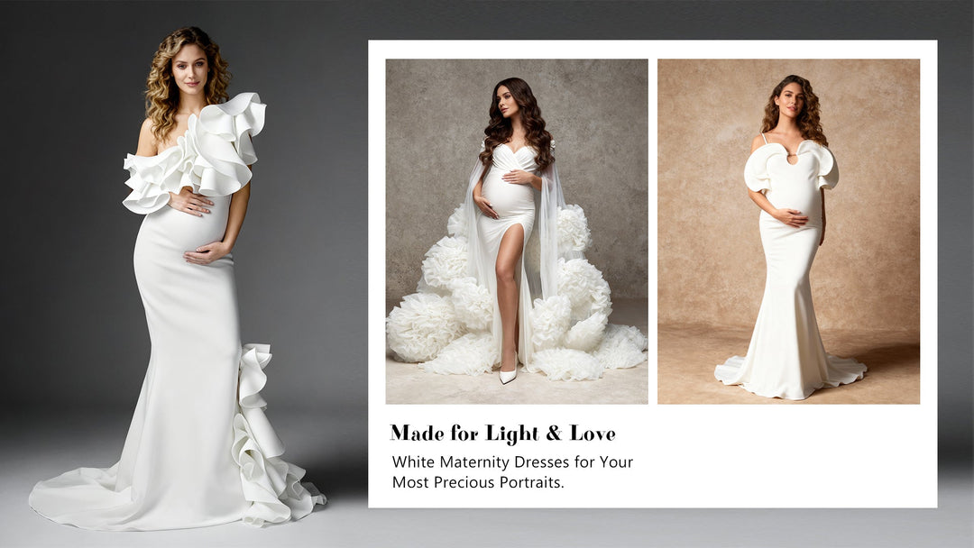 10 Stunning White Maternity Dresses for Photoshoots: Top Picks for Your Perfect Maternity Shoot