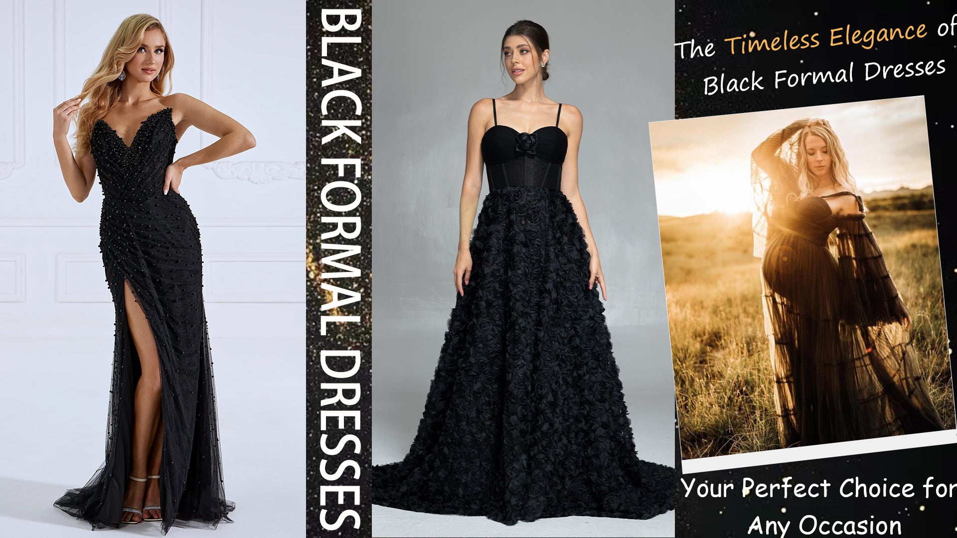 Elegant Dress - black