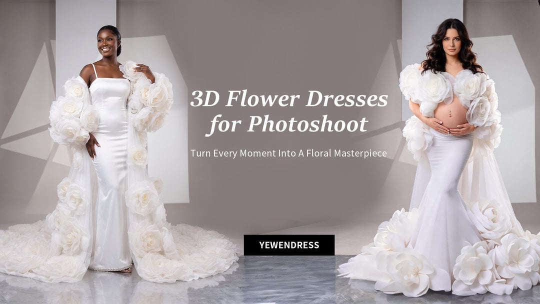 Dreamy & Artistic: Why 3D Handmade Flower Dresses Are Becoming the Ultimate Photoshoot Gowns