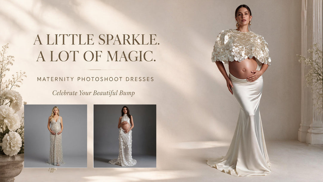 Sequin Maternity Dress: A Sparkling Choice for Your Most Special Moments