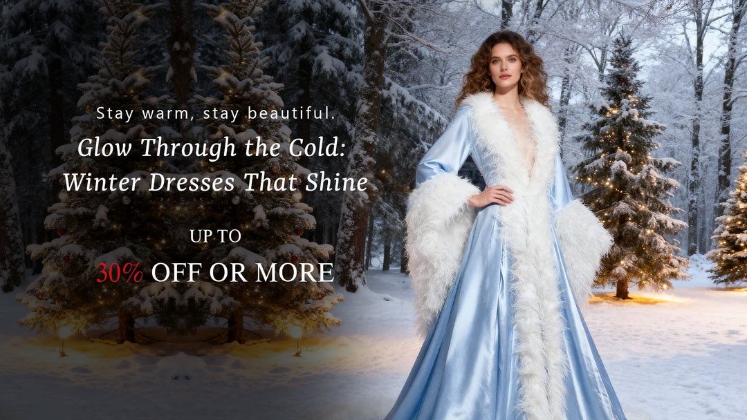 How to Dress for a Winter Photoshoot: Custom Made Stunning Dresses to Stay Warm and Stylish
