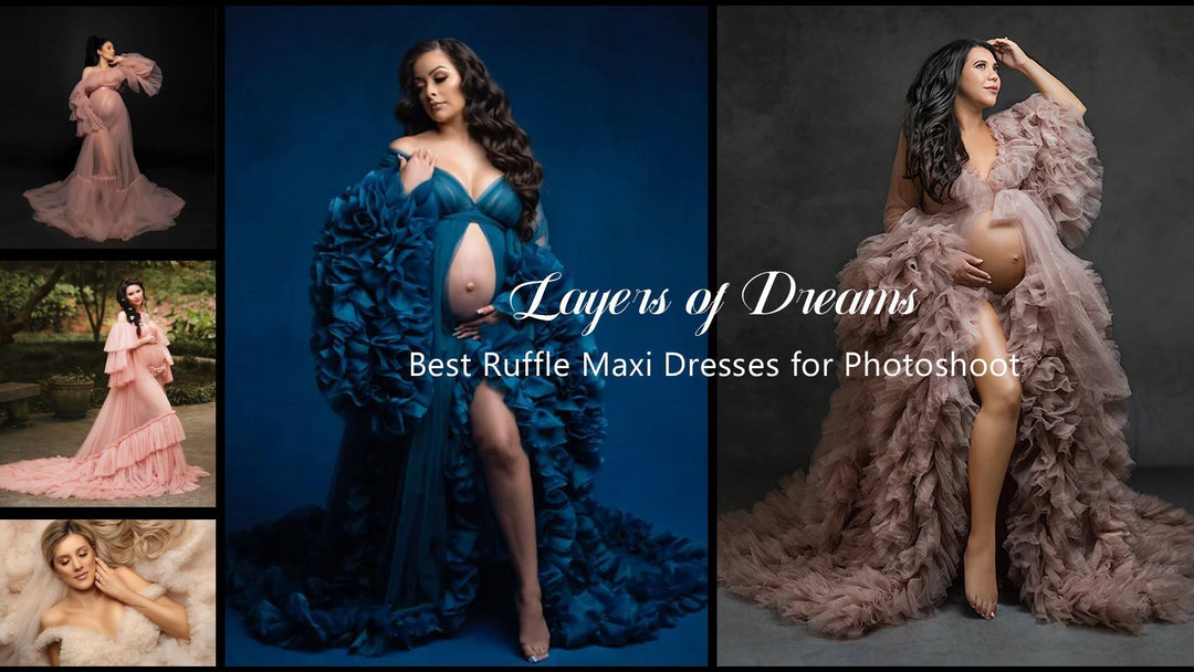 Tiered Ruffle Dress for Photoshoot: Layers of Romance in Every Frame