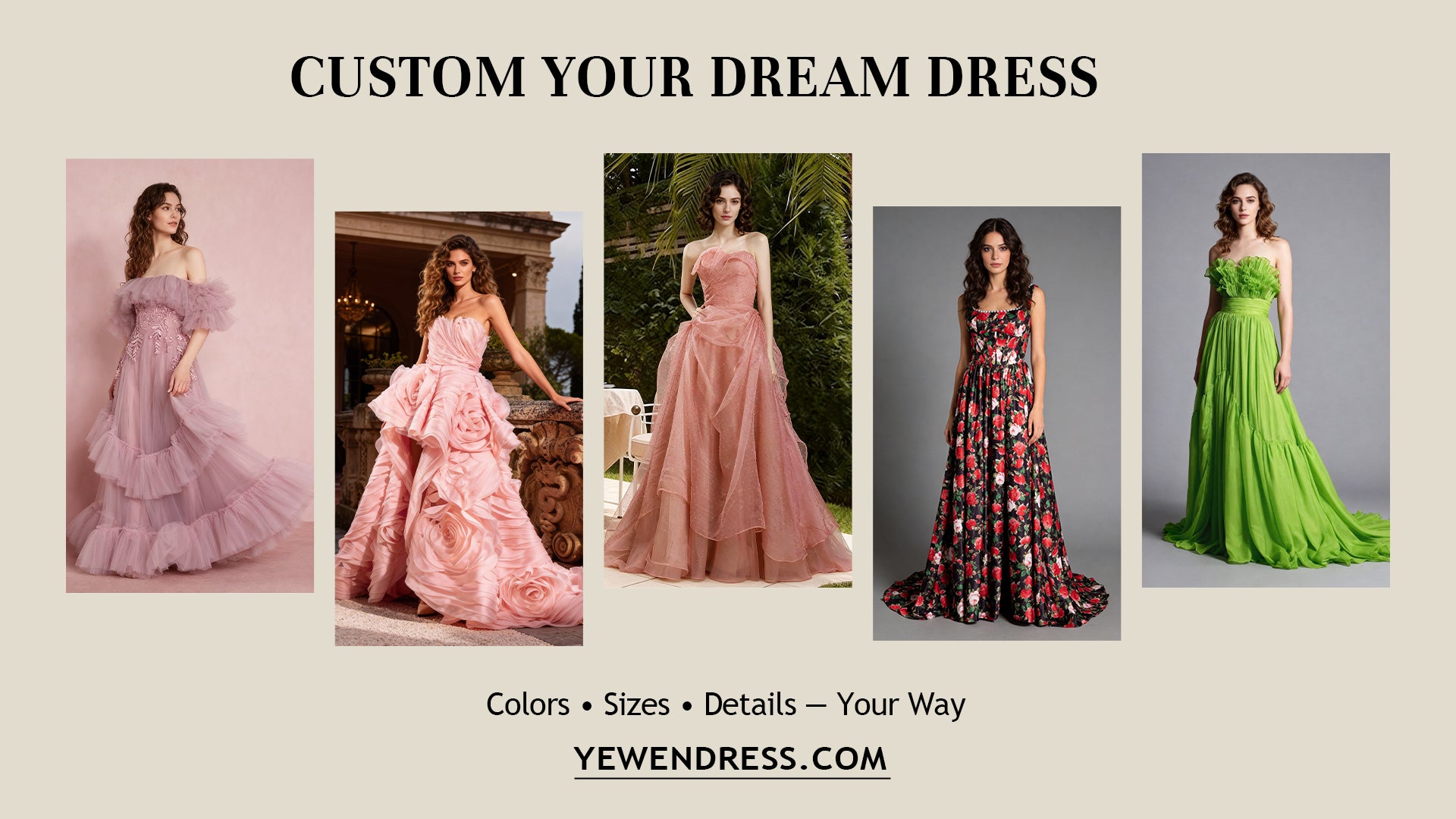 Custom Photography Dresses: Bespoke Designs for Timeless Photoshoots ...