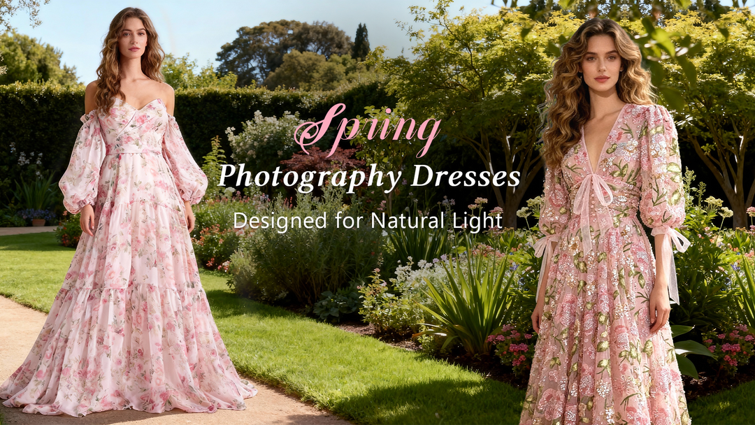 Spring Photoshoot Dresses Guide: Colors, Layers & Locations for Stunning Spring Portraits