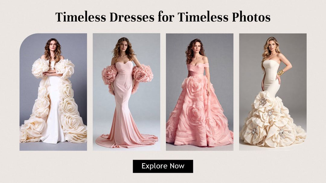Designer Couture Photoshoot Dresses — The Art of Wearing Luxury