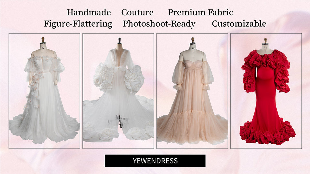 Couture Gowns & Handmade Dresses: Stunning Dresses for Photoshoot Memories