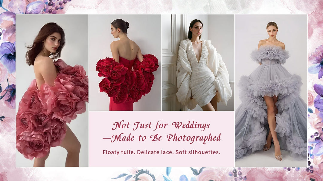 From Aisle to Art: Bridal Gown-Inspired Dresses Redefining Photoshoots