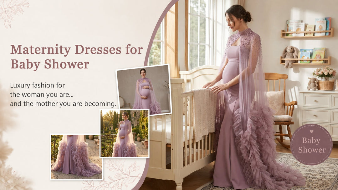 Mom-To-Be Baby Shower Dresses & Gowns: Celebrate Your Journey in Style