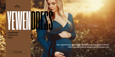 Embrace Style and Comfort: Maternity Dresses Online |Strech Fabric V Neck Long Sleeve Ruffled Sheath Maternity Dress