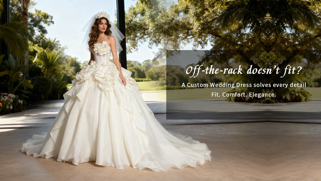 luxury custom bridal gown