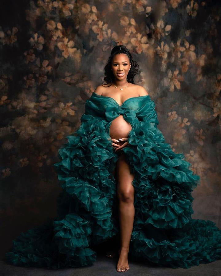 Ruffles Maternity Dresses