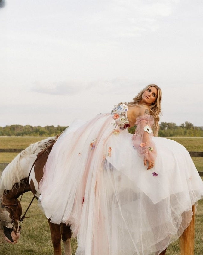 Fall Boho Wedding Dress