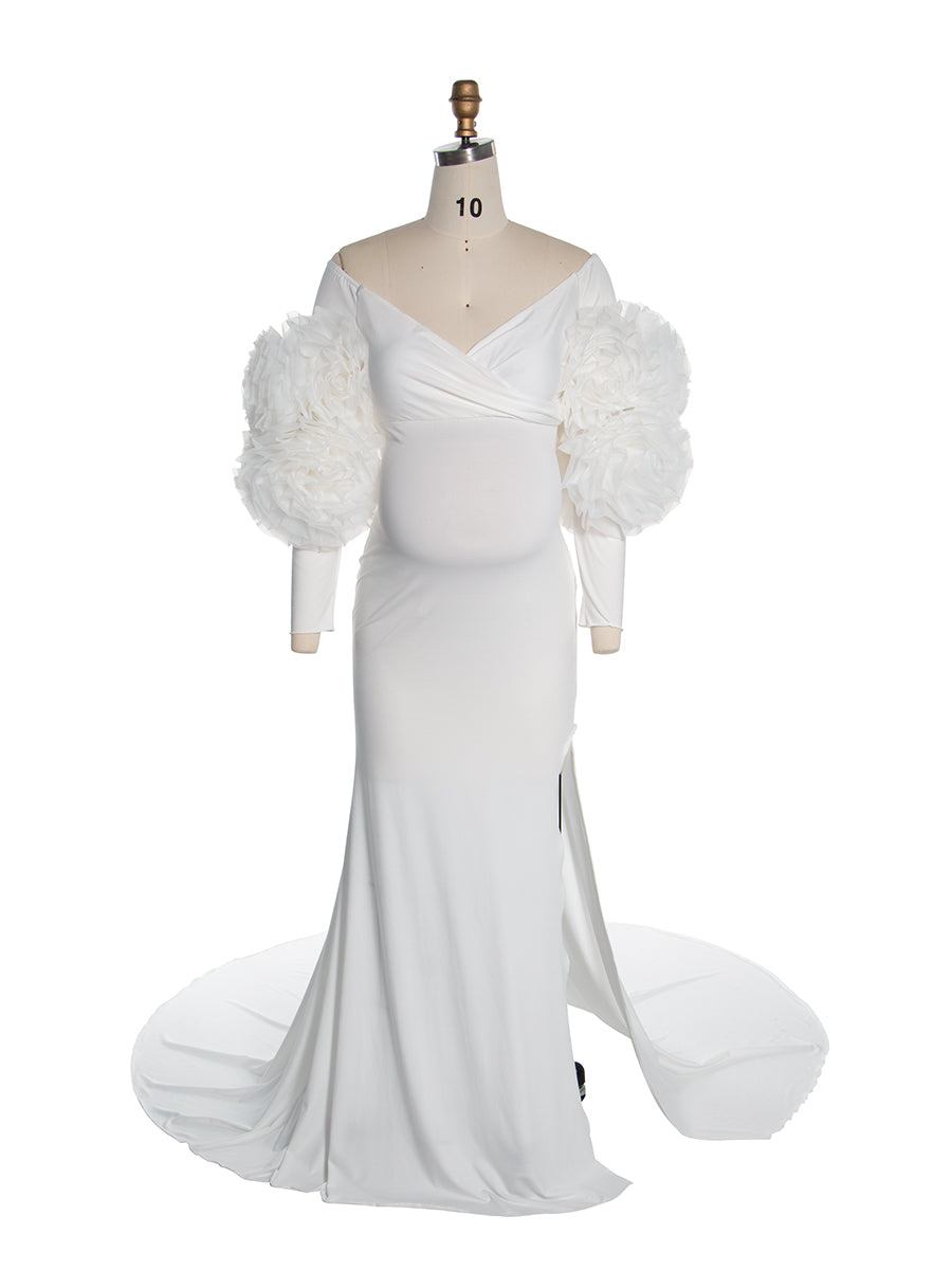 Stretchy maternity dress