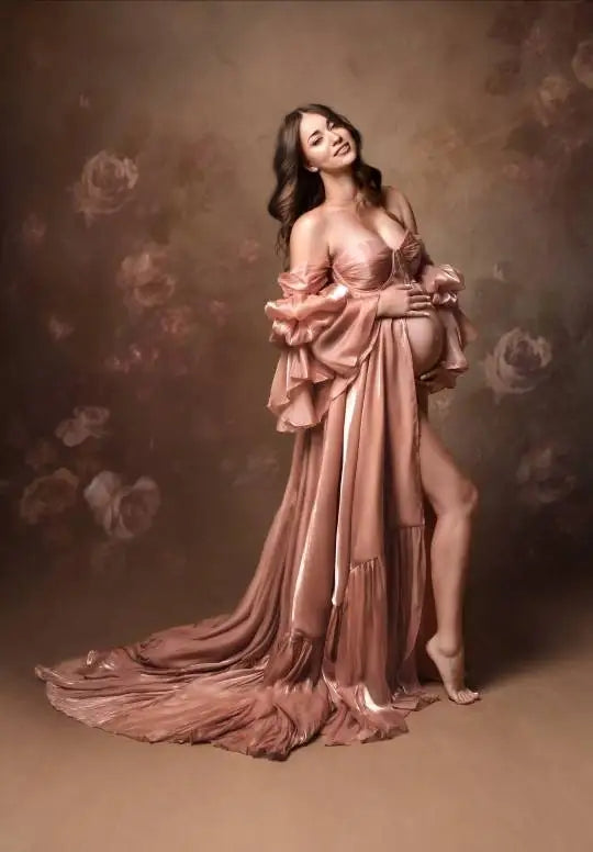 High-Waist Maternity Dresses