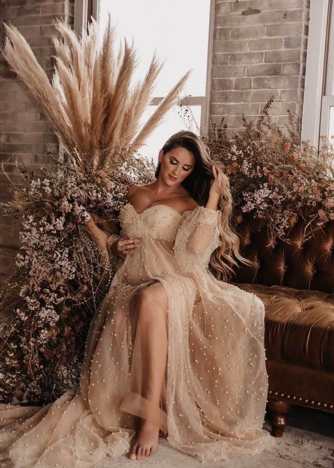 Maternity Photoshoot Dress