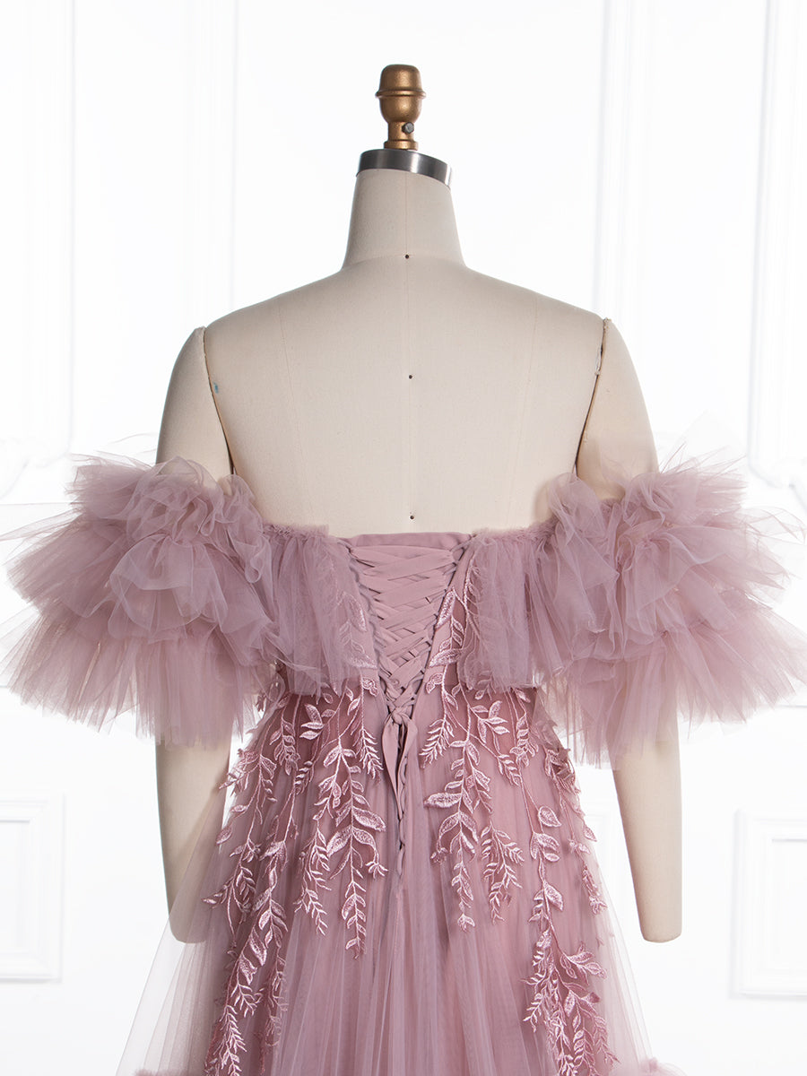 Tulle with Embroidery Lace Dress for Photo Shoot  YW250036