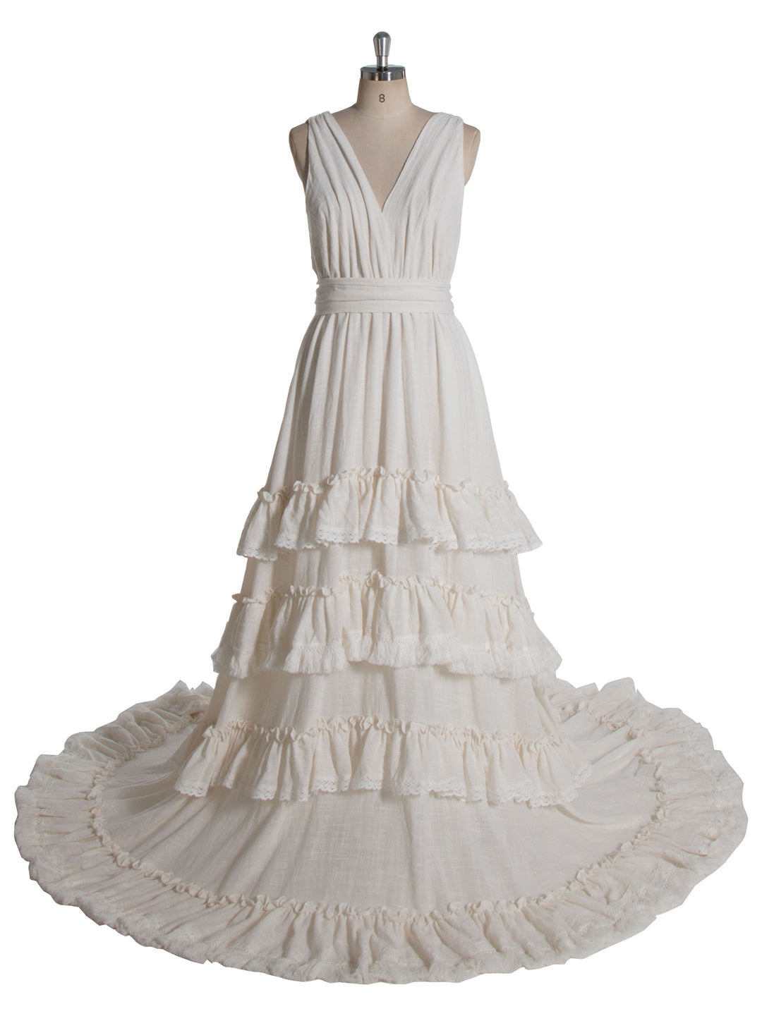 Boho Chic Cotton Layered Ruffles Maxi Dress Bohemian Photoshoot Dress YW240086 Boho Chic Cotton Layered Ruffles Maxi Dress Bohemian Photoshoot Dress YW240086