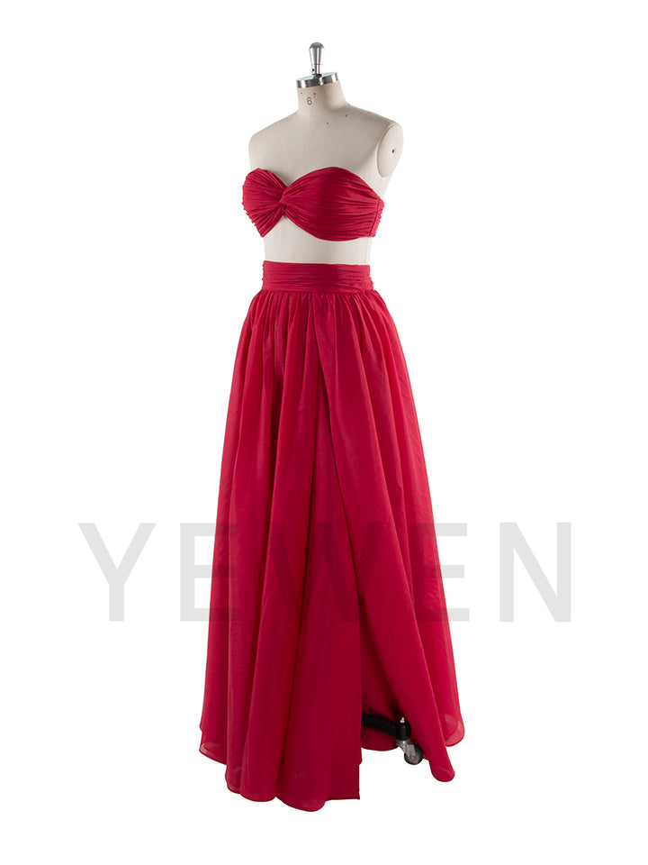 2 Piece Set Special Event Dress Glam Gown YW251039