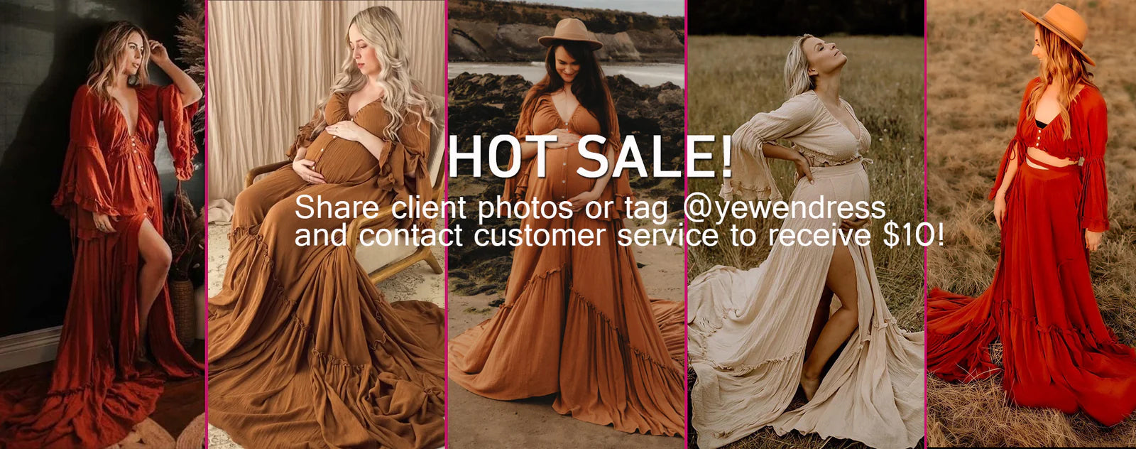 Bohemian | Boho Maternity Dresses For Photoshoot yewendress Bohemian | Boho Maternity Dresses For Photoshoot yewendress