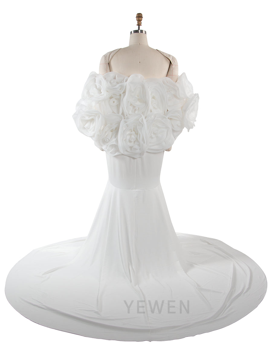 Purple Mermaid Maternity Dress with Floral Wraps Stretchy Maternity Dress Pregnancy Dress Shoot YW251008