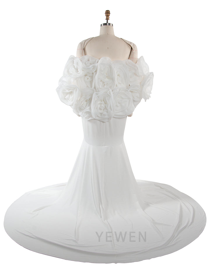 Purple Mermaid Maternity Dress with Floral Wraps Stretchy Maternity Dress Pregnancy Dress Shoot YW251008