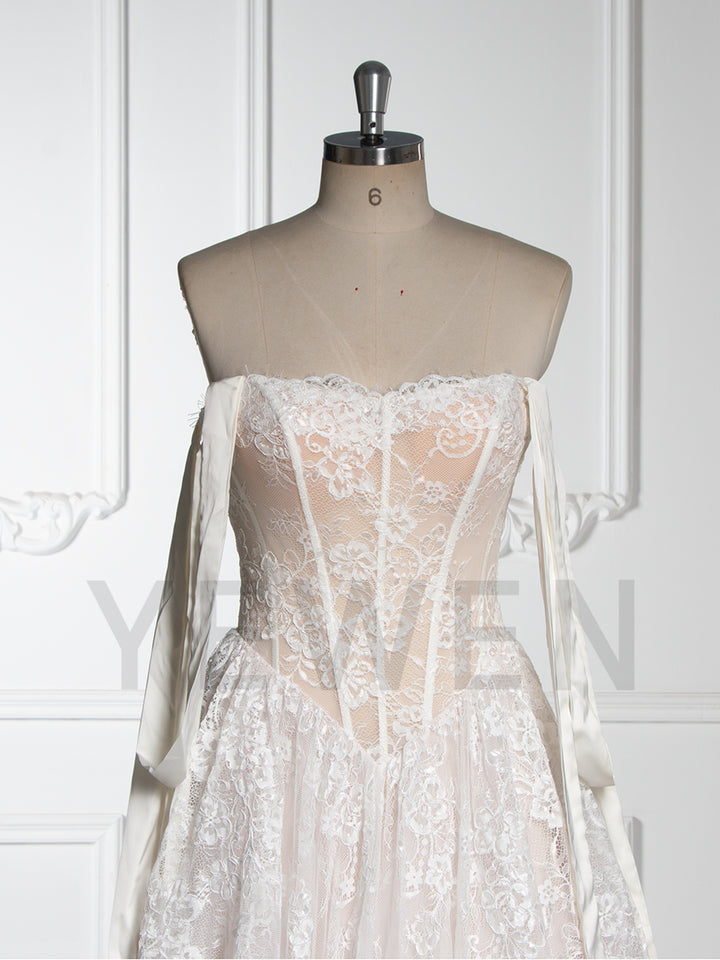 Luxury Lace Wedding Gown Classic Bridal Dress YW250072