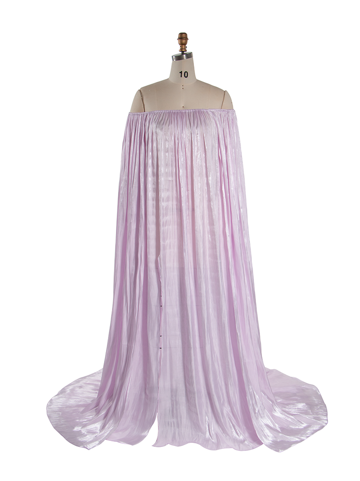 Elegant Off Shoulder Maternity Dress Photoshoot Pregnancy Gown for Baby Shower YW250096