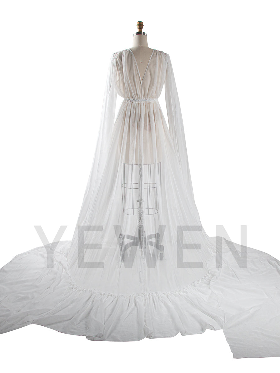 Sexy Sheer Maternity Dress Pregnancy Gown for Photo Shoot YW260222