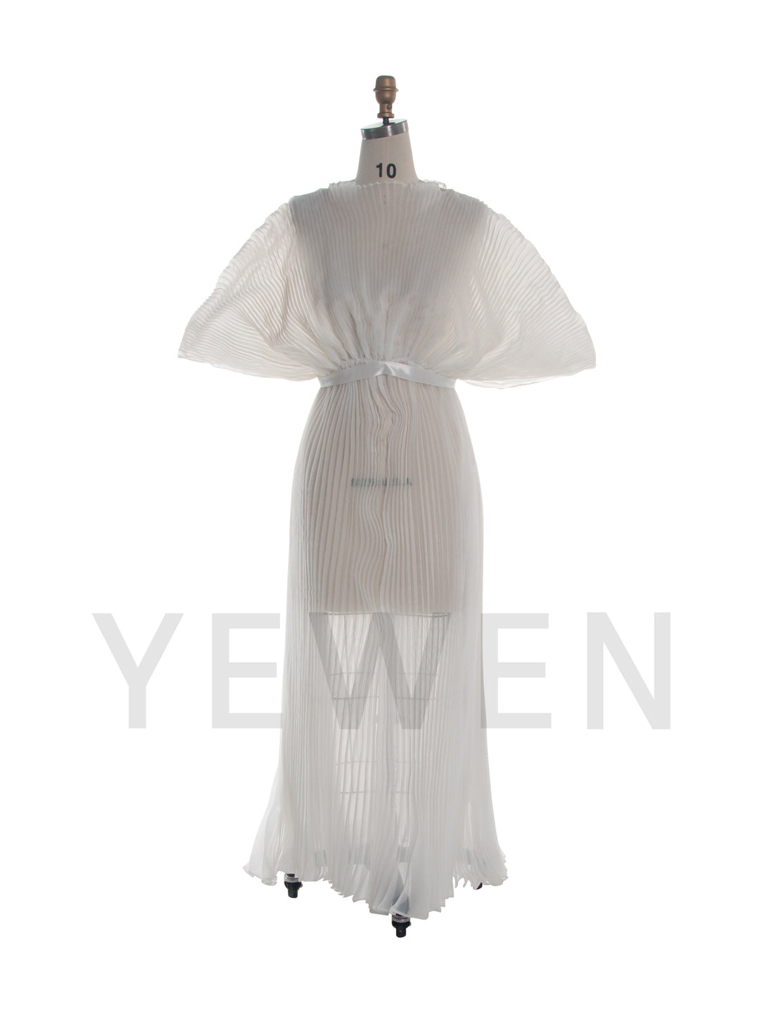 Puffy Sleeves Organza Photoshoot Dress Sexy Evening Party Gown YW260295