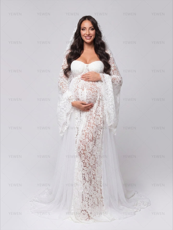 Pregnancy Photo Session Dress Photo Prop Maternity Dress for Baby Shower YD260706