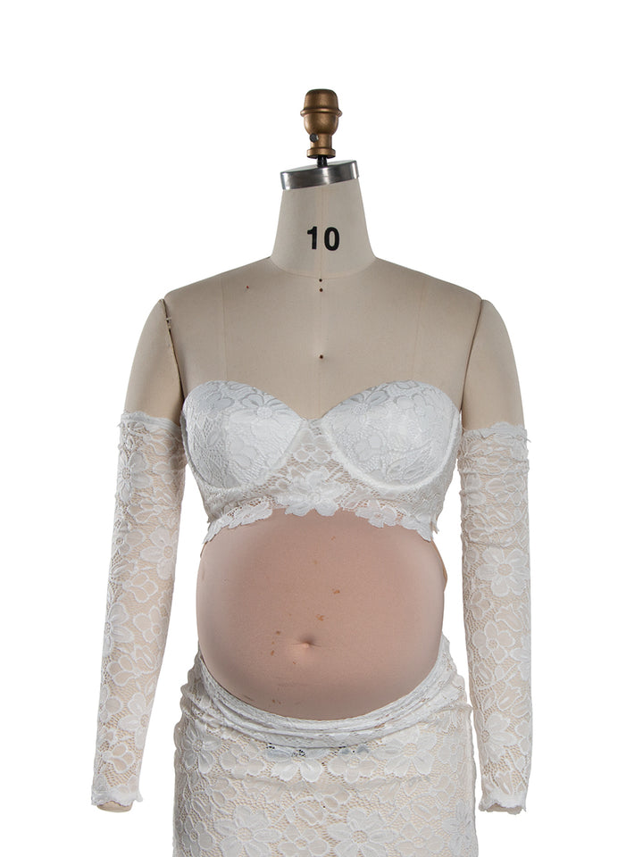 Hollow Sexy Lace Bodycon Dress Maternity Photoshoot Dress  Pregnancy Dress Shoot YW251030