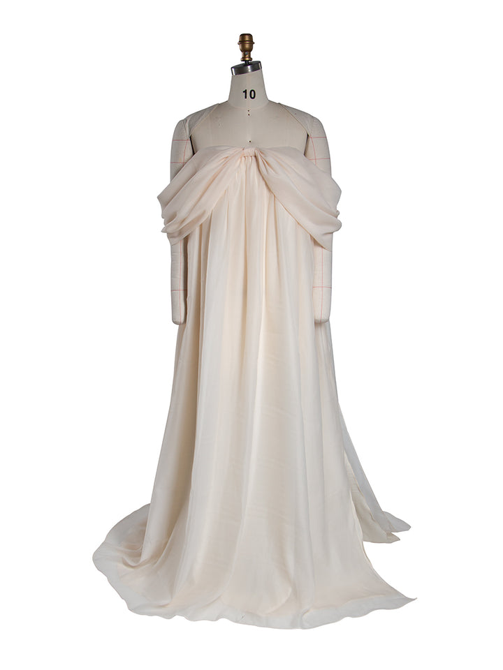 Off Shoulder Organza Photoshoot Dress Beach Maxi Dress YW251027