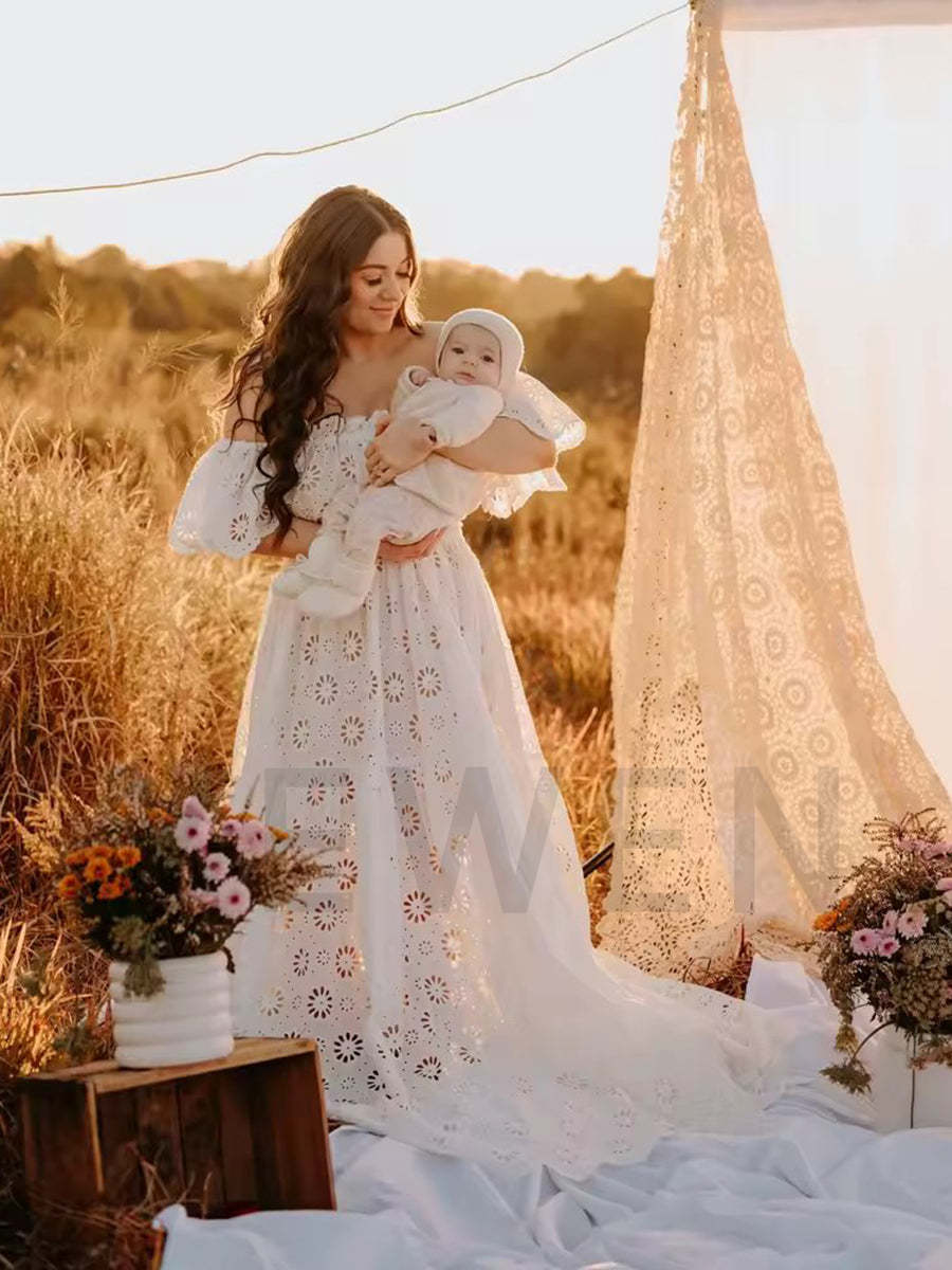 Boho Maternity Dress for Photo Shoot Boho Maxi Dress Beach Wedding YW2
