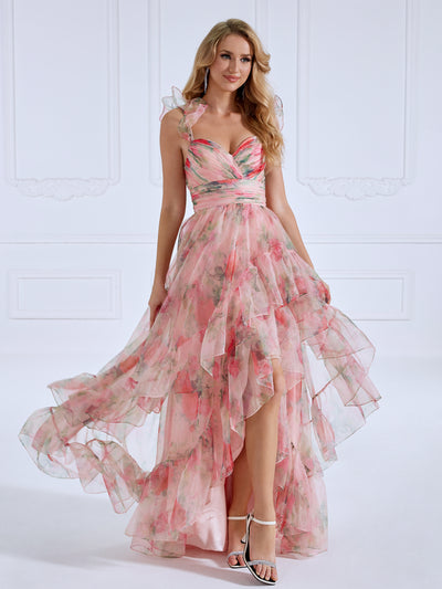 New Printing Floral Elegant, Prom Dress