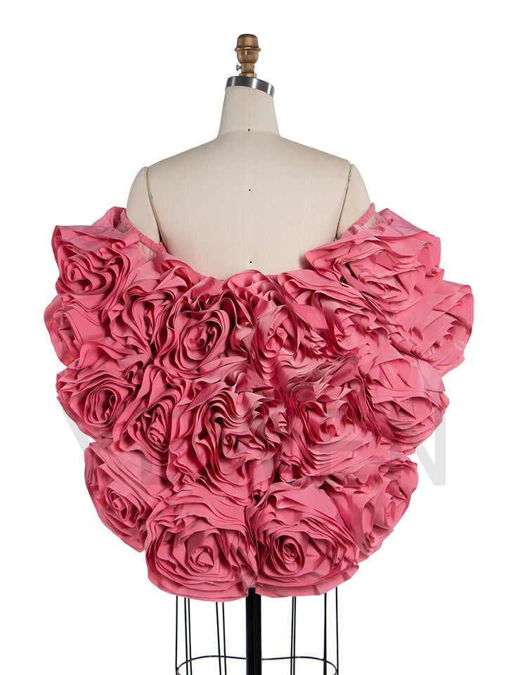 3D Flower Bridal Cape Wedding Cover Up for Women Personalized Shawl Maternity Photoshoot Accessories Elegant Cloak YW250055