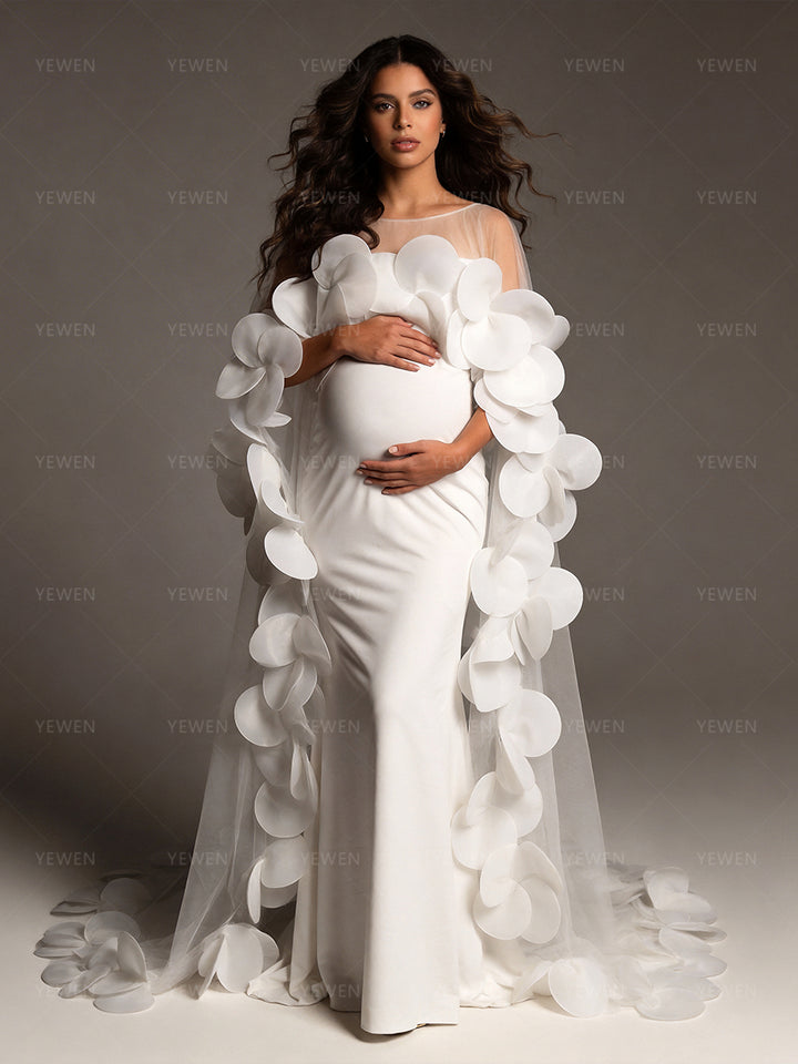 Stretchy Mermaid Maternity Photoshoot Dress Pregnancy Photoshoot Gown YW251013