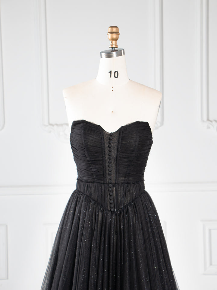 A Line Pink Tulle Dress Corset Prom Dress Princess Bridal Shower Dress YW250075