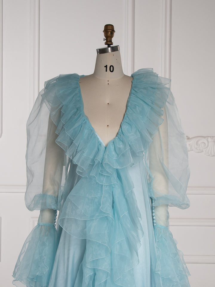 Maternity Dress for Photoshoot Pregnancy Dress Photoshoot Robe with Slip YW250077