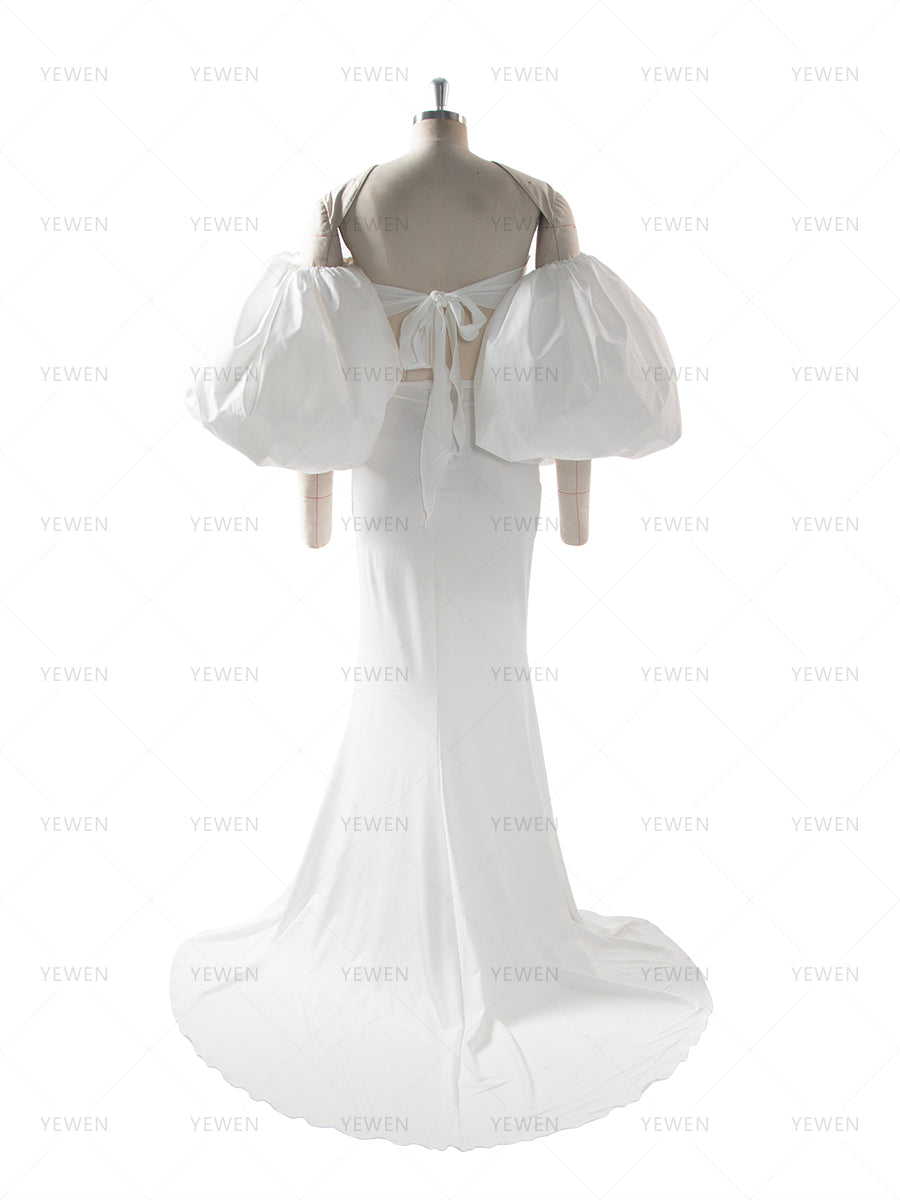 White Maternity Dresses Photoshoot Pregnancy Dress Sets Baby Shower Outfit YW260262
