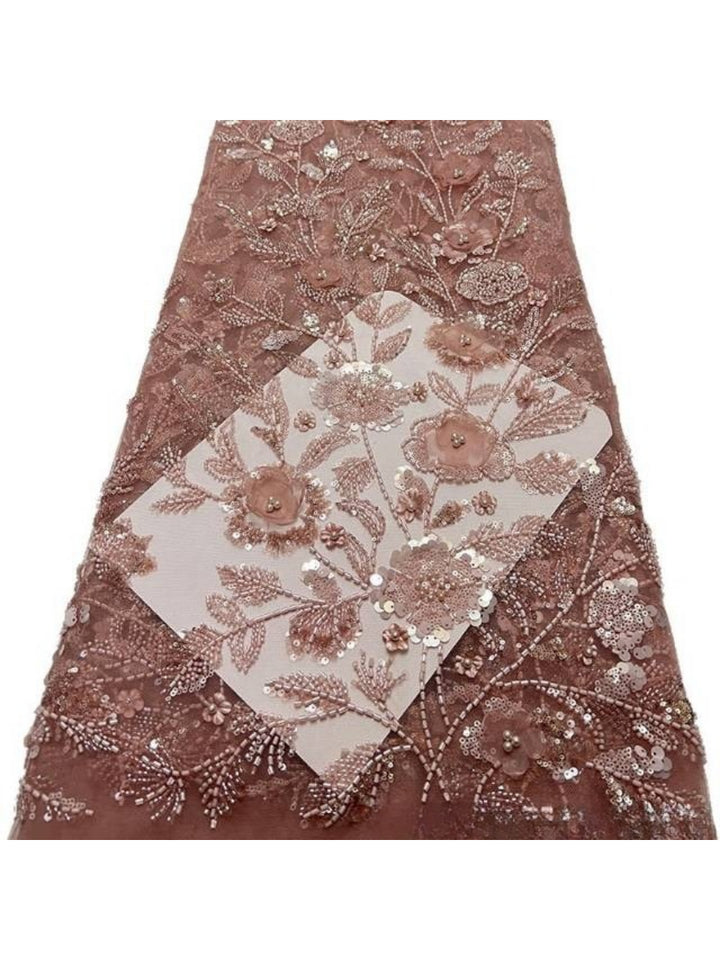 Chiffon Cape Sleeve Floral Sequin Maternity Baby Shower Dress YD260928