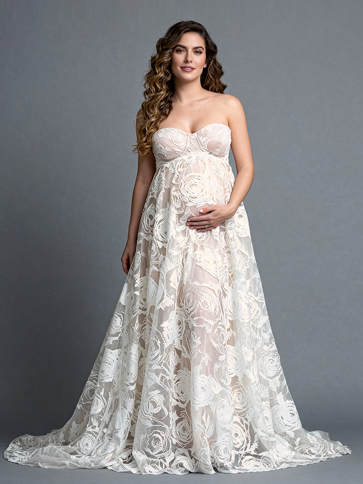High Waist Maternity Photoshoot Dress Pregnancy Photoshoot Dress