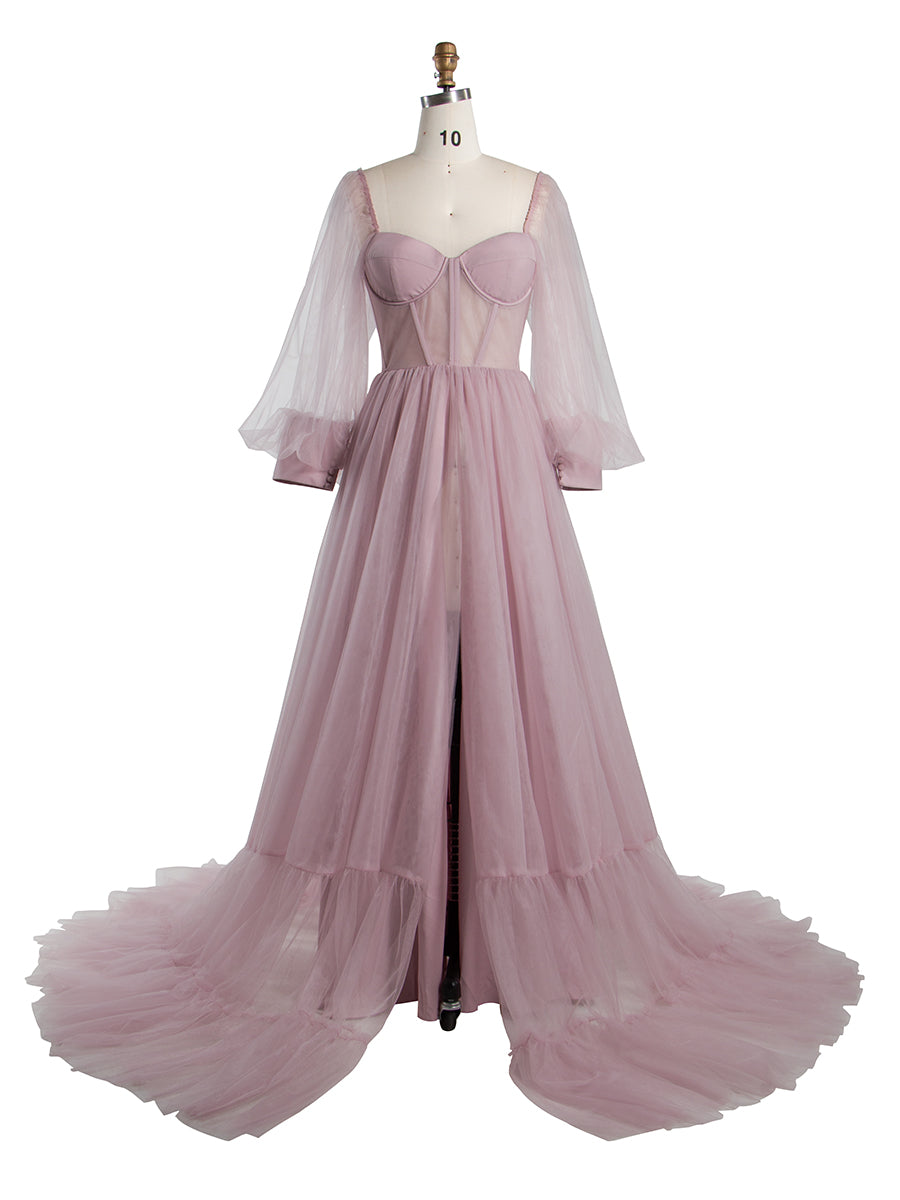 Puffy Long Sleeve Maxi Photoshoot Dress Wedding Guest Gown Photo Props Dress YW231118 Puffy Long Sleeve Maxi Photoshoot Dress Wedding Guest Gown Photo Props Dress YW231118