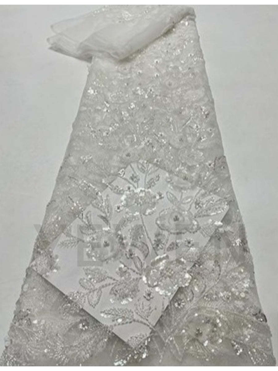 Chiffon Cape Sleeve Floral Sequin Maternity Baby Shower Dress YD260928