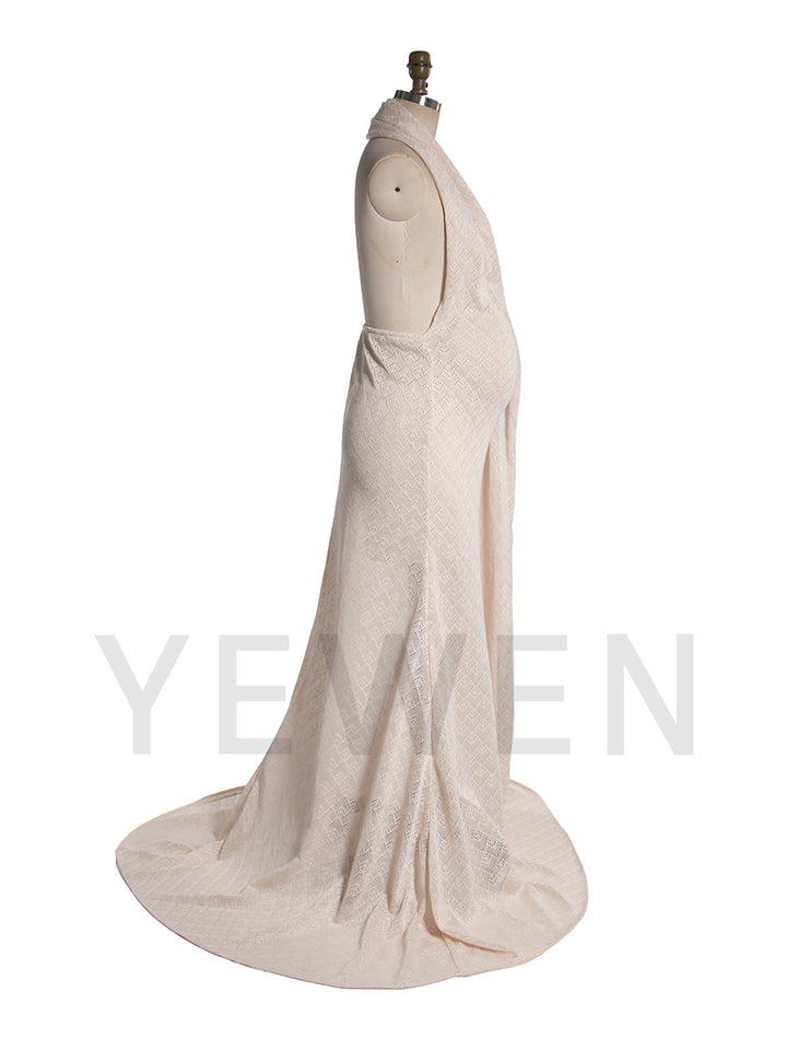 Stretchy kniting Mermaid Maternity Dresses for Photoshoot YW251028