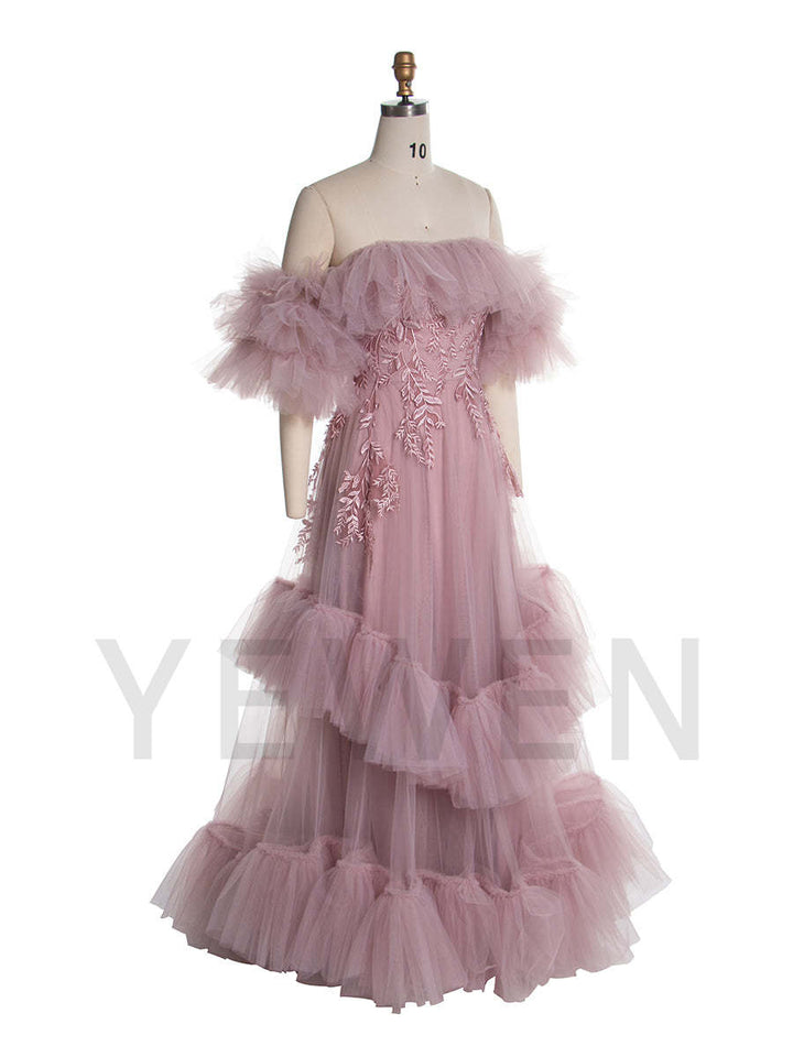 Tulle with Embroidery Lace Dress for Photo Shoot  YW250036